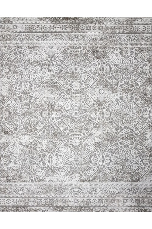Бельгийский ковер Fresco 69008 6555 Серый